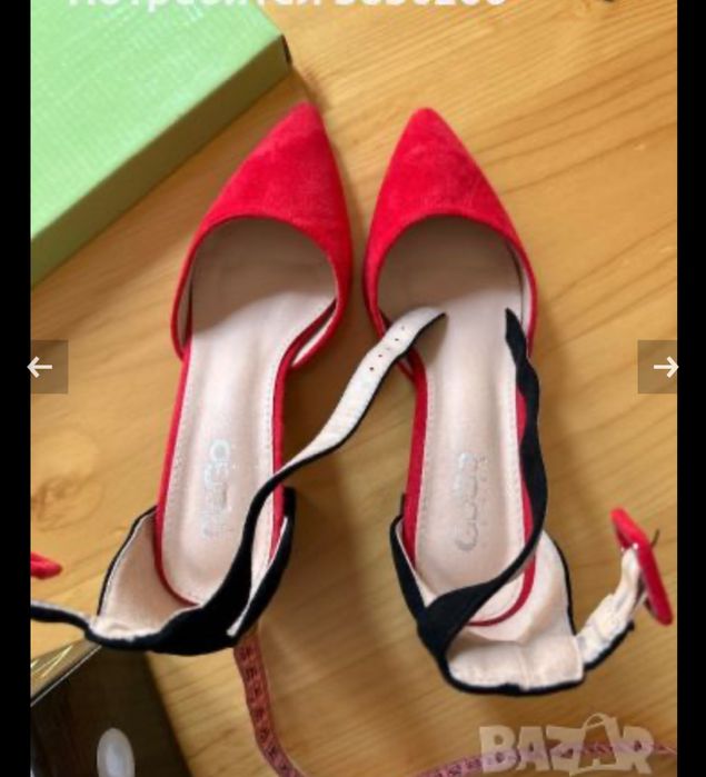 Дамски обувки на малък ток 36 номер