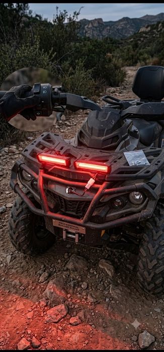 Нови! Сигнални лампи за ATV Offroad, червени светлини за АТВ