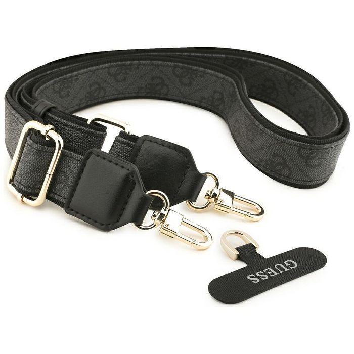 Guess big 4g classic logo with big strap metal buttons за iphone 17 pr