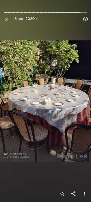 Стол стул 120 кишили комплект