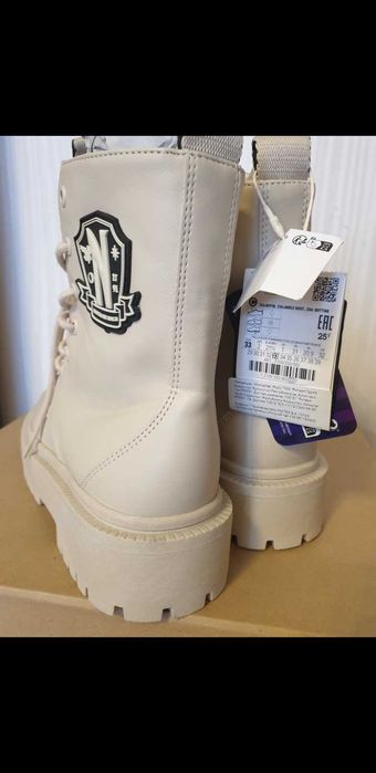 Высокие ботинки для девочки Zara, размер 33