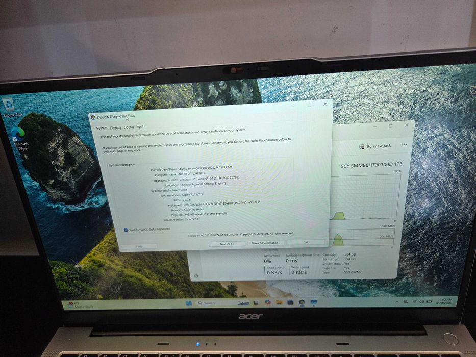 Hope Amanet P10/Laptop Acer Aspire Lite 15 i7 13th 16GB RAM DDR5