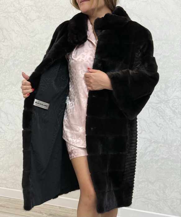 Норковая шуба с ОАЭ BlackGLAMA