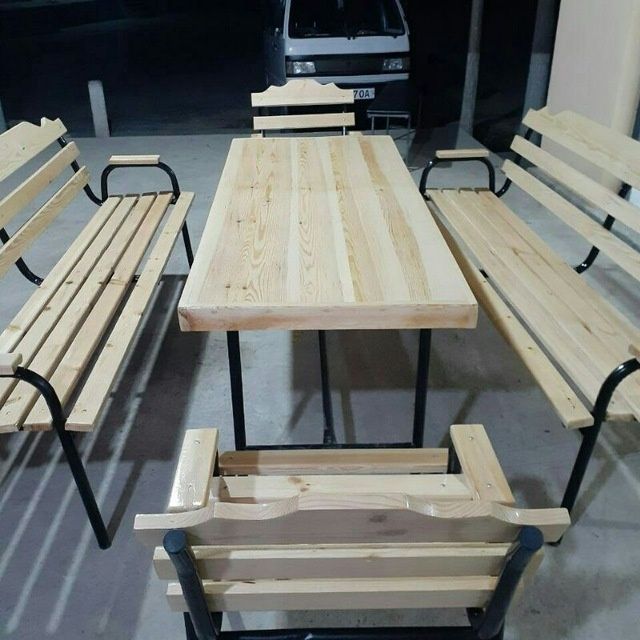 Yog'och Stol stul kamplekt