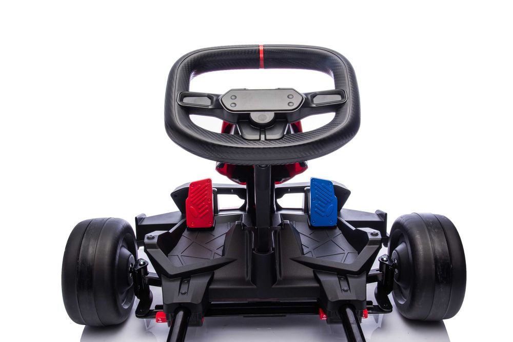 Kart electric cu sasiu ajustabil, BMW Motosport 2x 250W 24V, #RED
