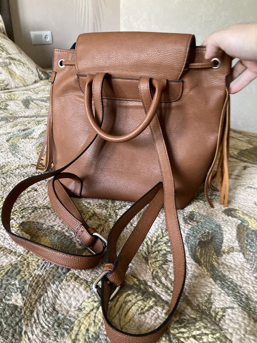 Вместительный бохо рюкзак Stradivarius