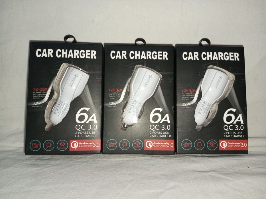 Быстрая USB зарядка Автомобильная.