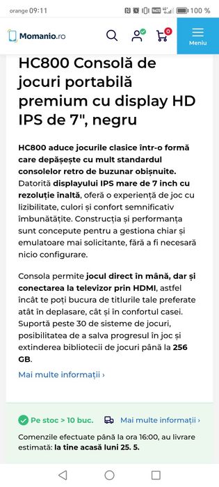 Vand consola jocuri, ideala pentru varsta de 10pl +
