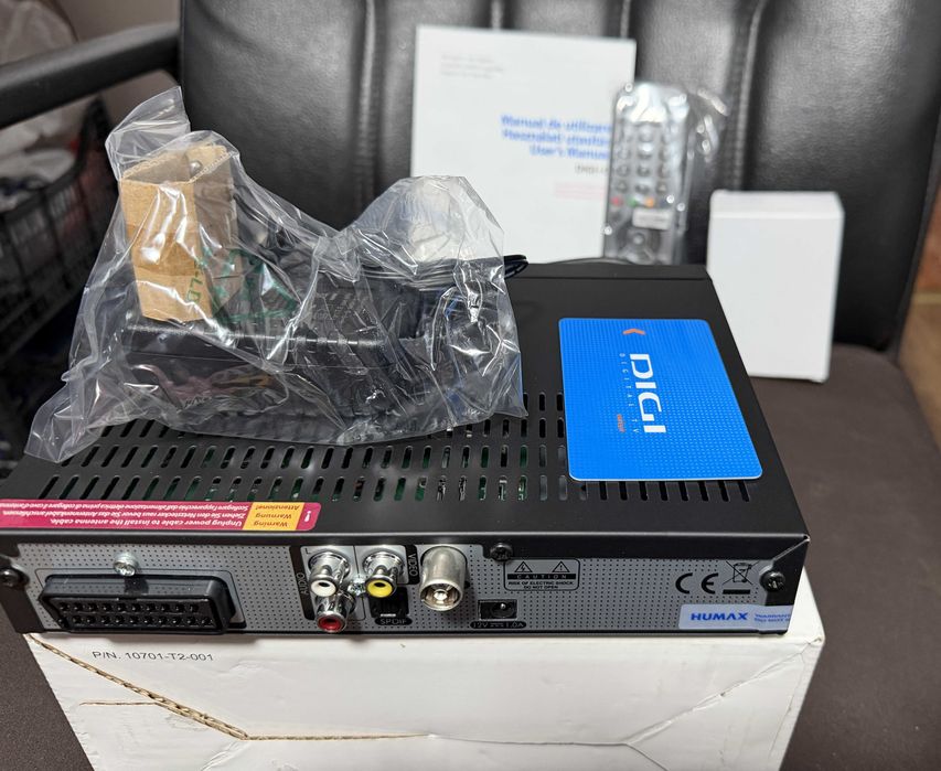 Decodor digi humax nou la cutie cu cartela decodor digi humax reciver ...