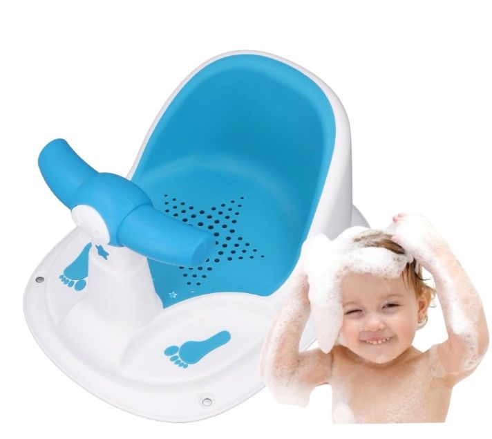 Scaun de Baie pentru Bebelusi, SmartViBE® Baby Blue