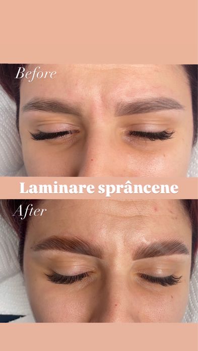 Stilizare si laminare sprancene