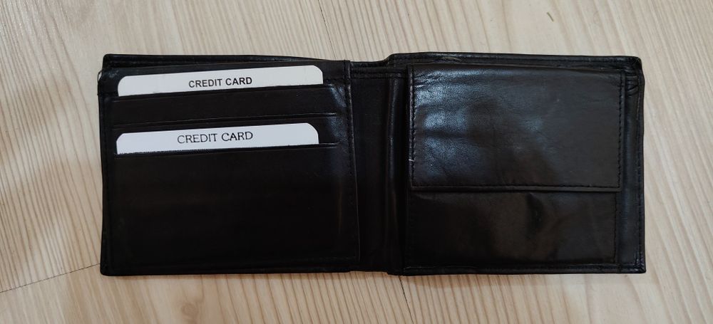 Мъжки портфейл естествена кожа на немската фирма HJP