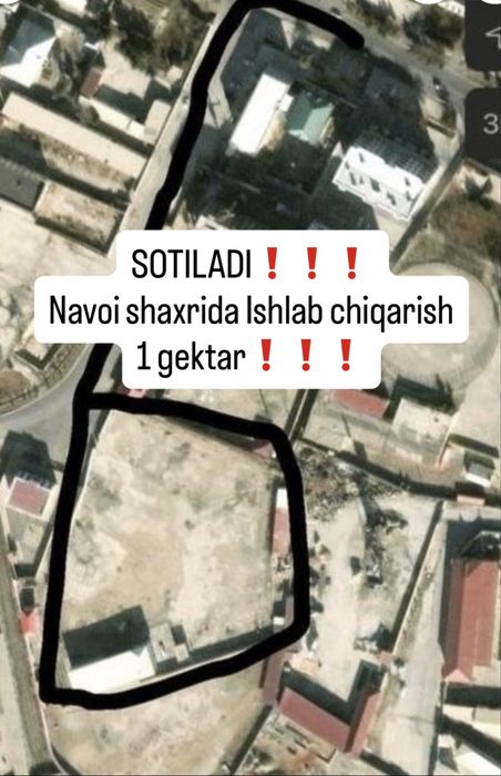Srochno Vokzal yonida 1000kvm bino sotilafdi 1 gektar yer qoshib beril