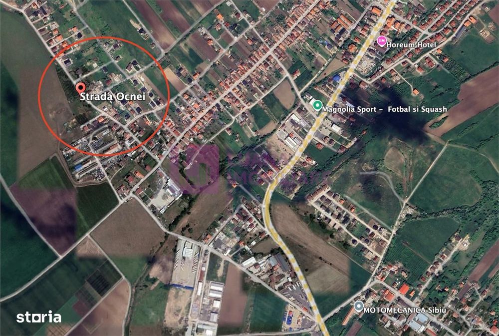 Teren intravilan | front dublu | 874 mp | Sura Mare | priveliste super