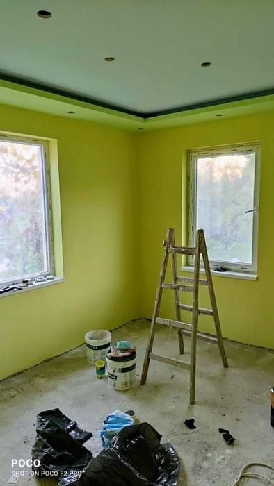 Нормални цени!!! Боя и Шпакловка,Обръщане на дограма Гипскартон