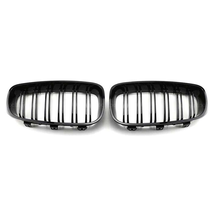 Set 2 grile duble M negru lucios BMW Seria 3 GT F34 Gran Turismo