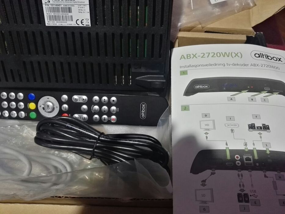 Decoder tv /Altibox ABX-2720W(X)