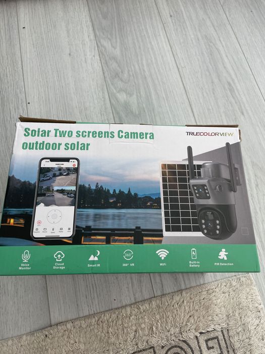 Camera de supraveghere cu cartela 4G și încărcare solară