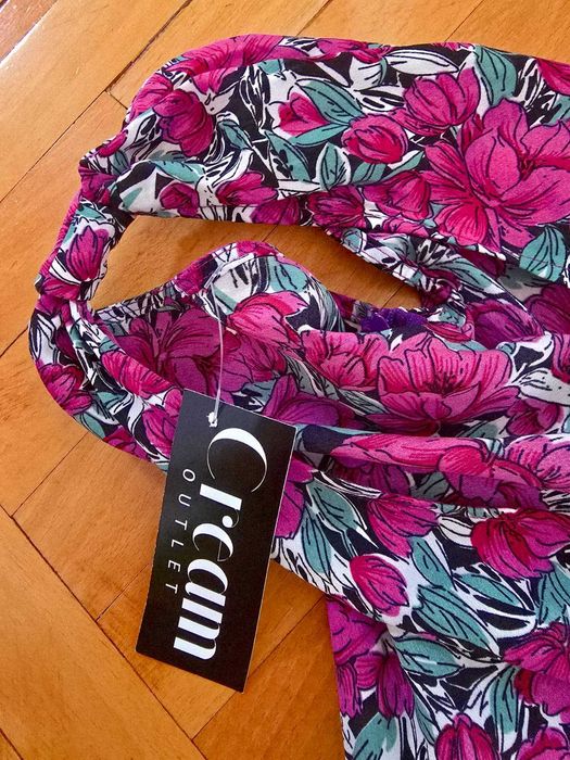 Rochie de vara cu un umar gol, lungime medie, marime S-M
