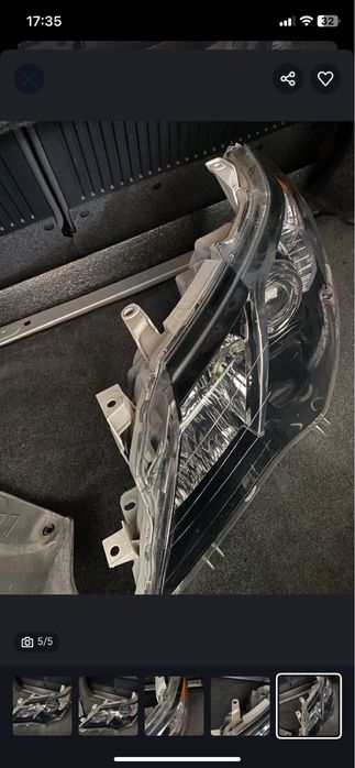 Фара левый камри