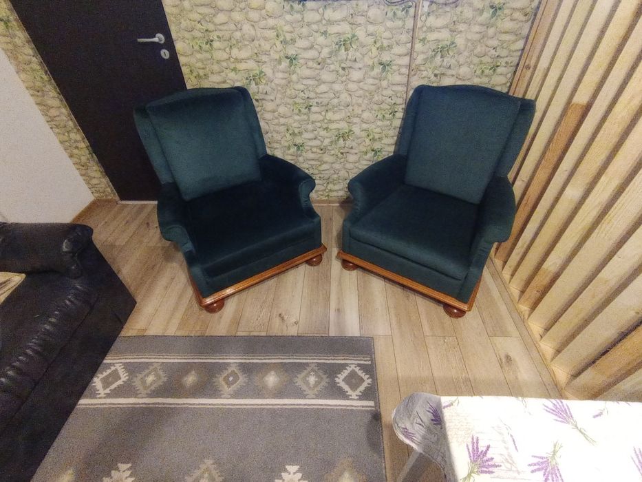 Fotolii schelet si picioare de lemn fag