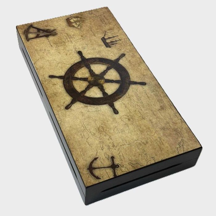 Голяма Табла за игра Лукс - 48X48 см ,лакирано дърво