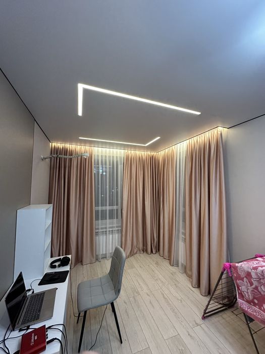 Шторы замер установка