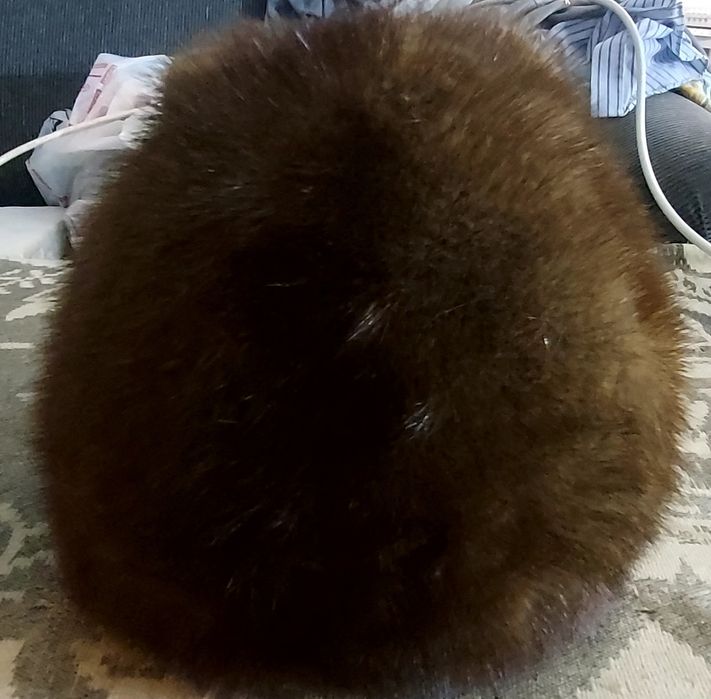 Шапка норковая б/у