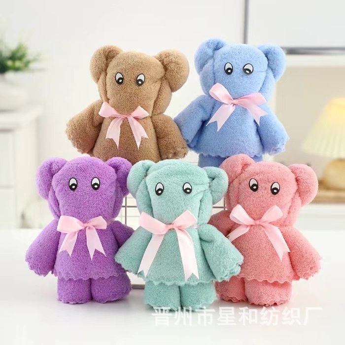 Мишка полотенце, Қоржынға