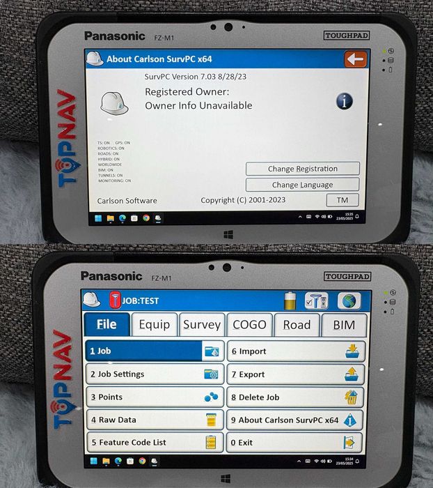 Tableta  Rugged Panasonic FZ-M1 GPS Controler SURVCE Magnet Field
