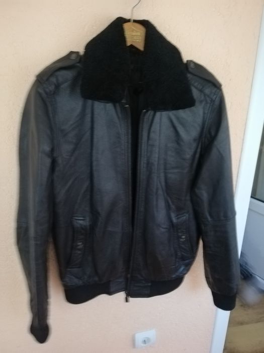 Geaca piele bărbati Zara Man M