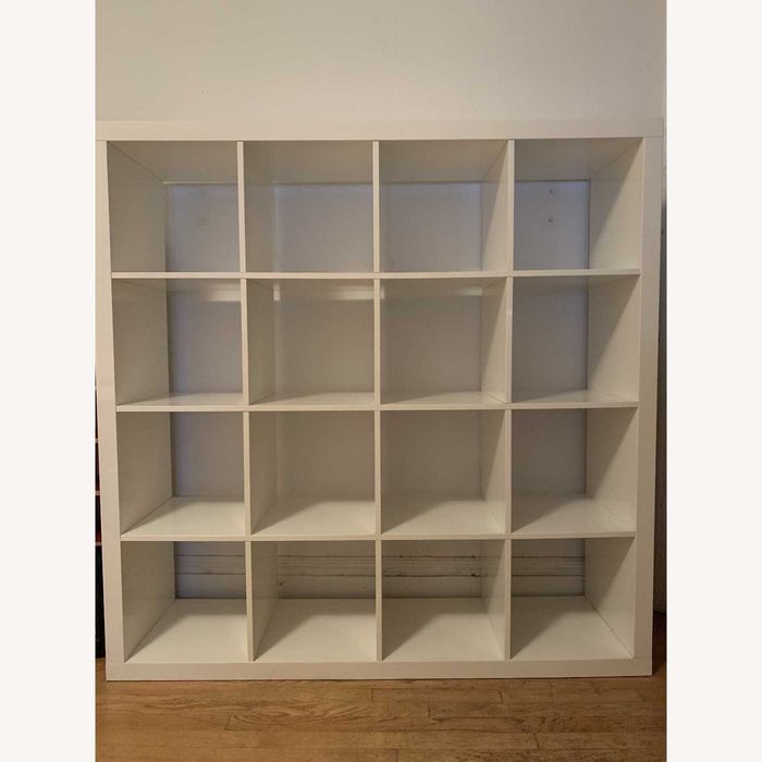 Bibliotecă IKEA Expedit 4x4 (16 compartimente), alb – stare foarte bună, Sibiu