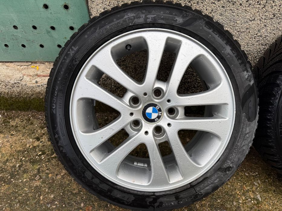 4бр.BMW 17 джанти с нови зимни гуми