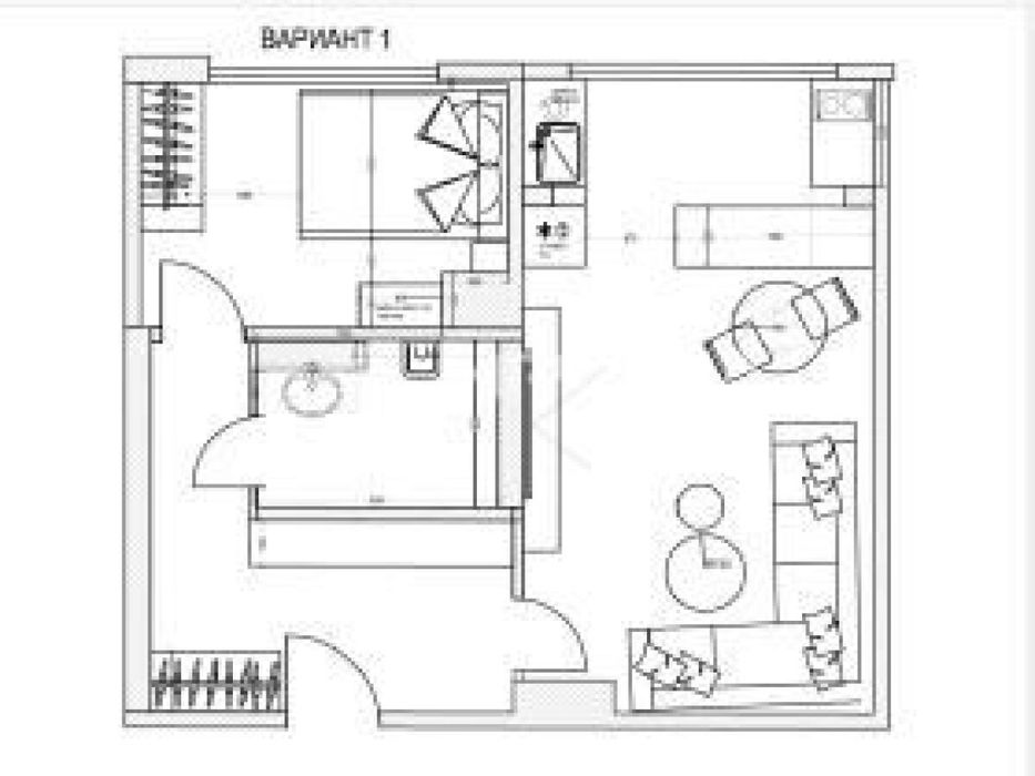 Продава се Двустаен апартамент в София, Медицинска академия - 45 кв.м за 3400 €/кв.м - Снимка #2