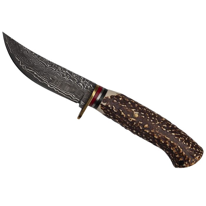 Cutit vanatoare IdeallStore®, Bone Density, 21 cm, teaca piele
