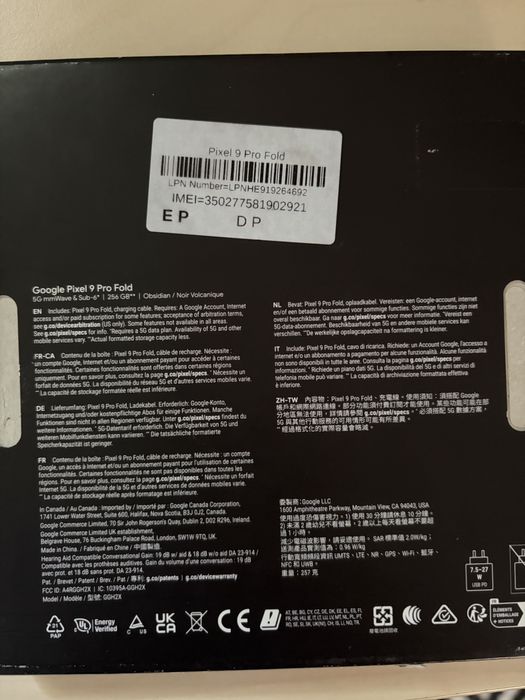 De vanzate google pixel 9 pro fold 256