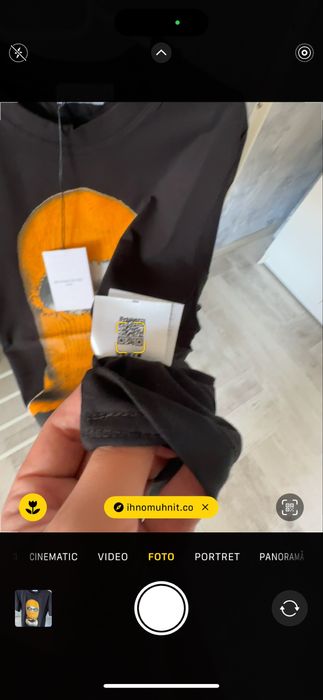 Tricou Ih Nom Uh Nit mask gold L XL XXL