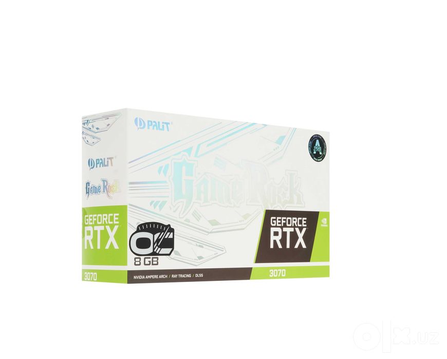 - Видеокарта Palit RTX 3070 GameRock OC 8GB (NE63070H19P2-1040G)