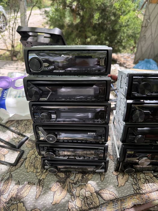 CD за кола Pioneer, Sony, Alpine и JVC – Bluetooth, USB, AUX – Работещи
