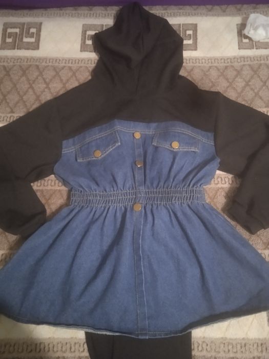 Джинсовый костюм для девочки