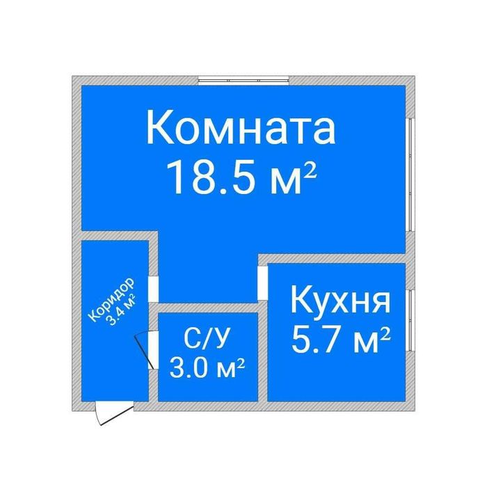 Продажа 1-комнатной квартиры
