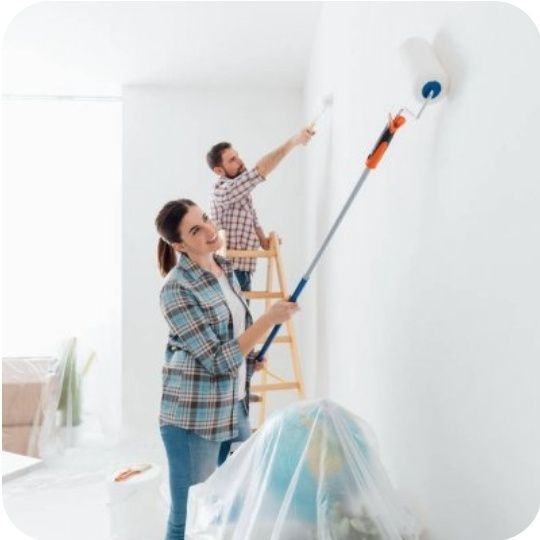 Поклейка обоев 900тг м²