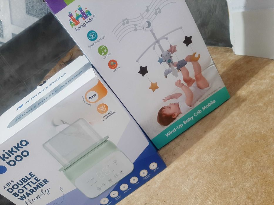 Стерилизатор на  kikka boo 4 in 1 и музикална въртележка