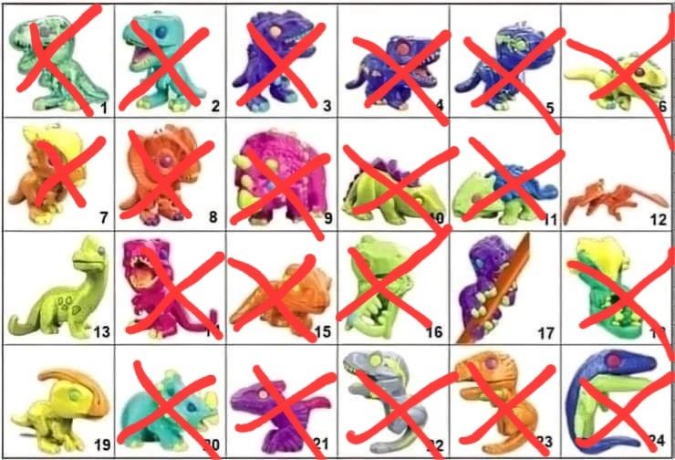 Киндер JOY. Динозавры 2024г.