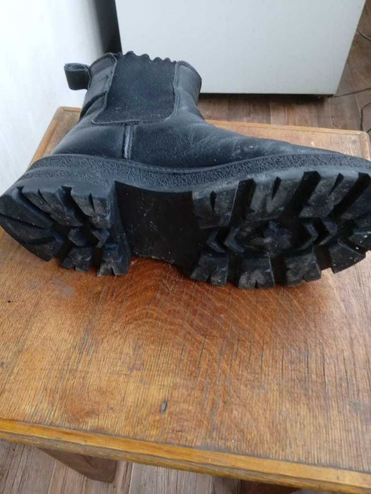 полусапожки зимние черные