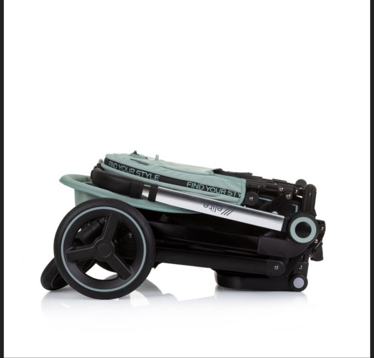 Детска количка до22 кг"Елит" пастелно зелено Chipolino