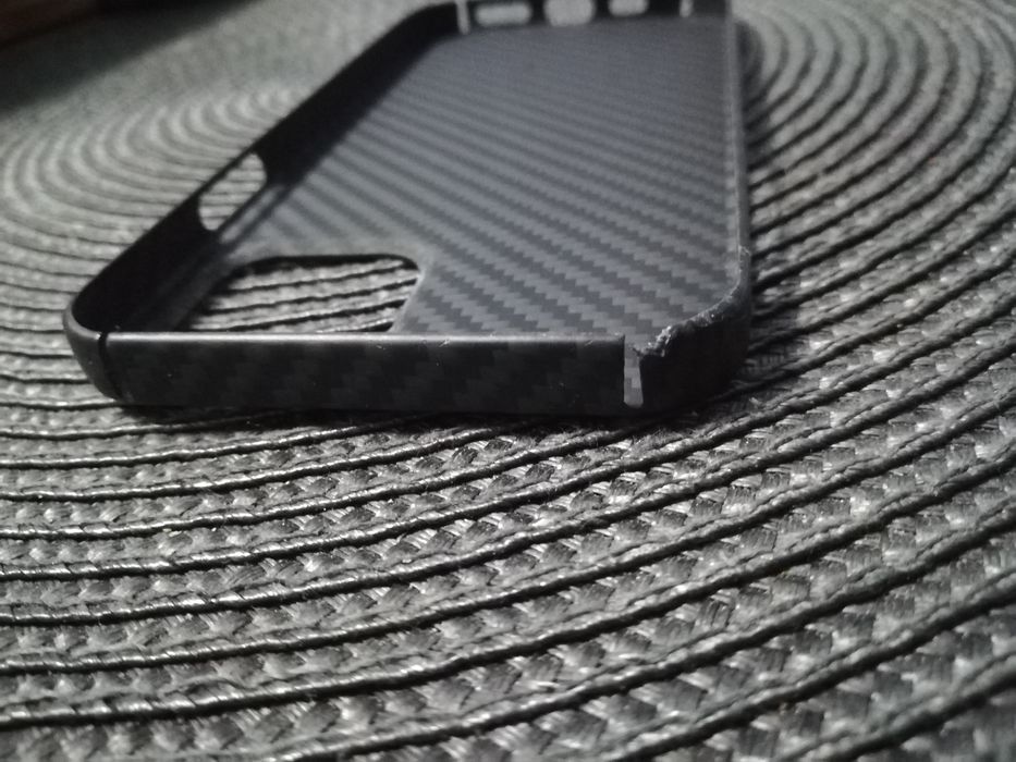Husa ultra slim Fibra carbon/aramida iPhone 12/12 pro