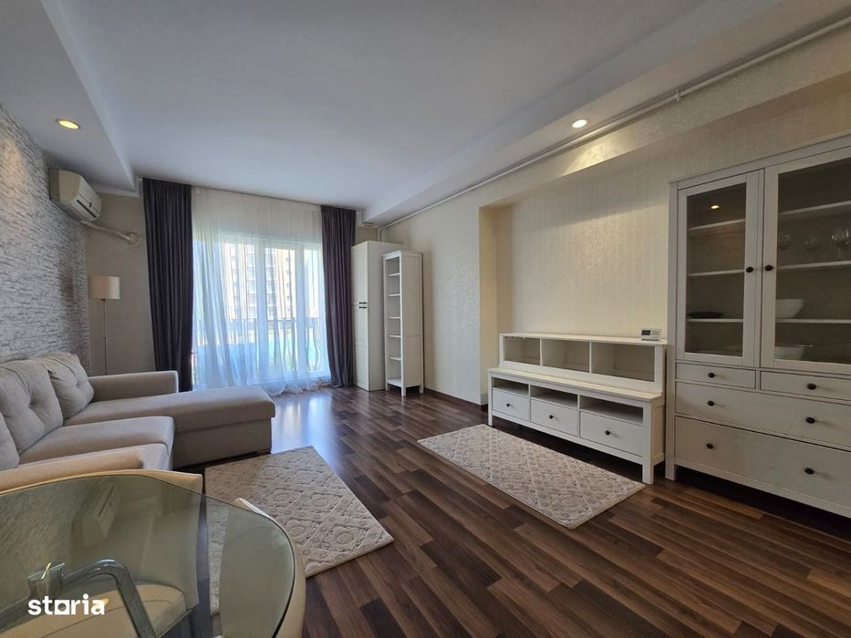 COSMOPOLIS - Apartament cu 2 camere, mobilat si utilat.