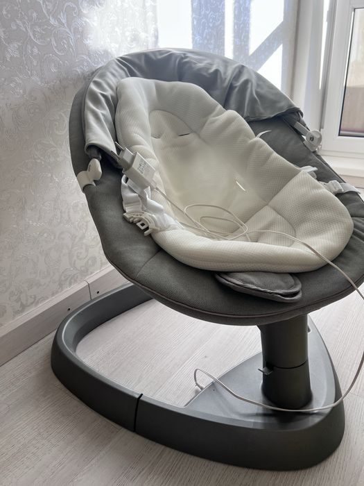 Электрокачели Luxmom RS002 цвет: темно-серый