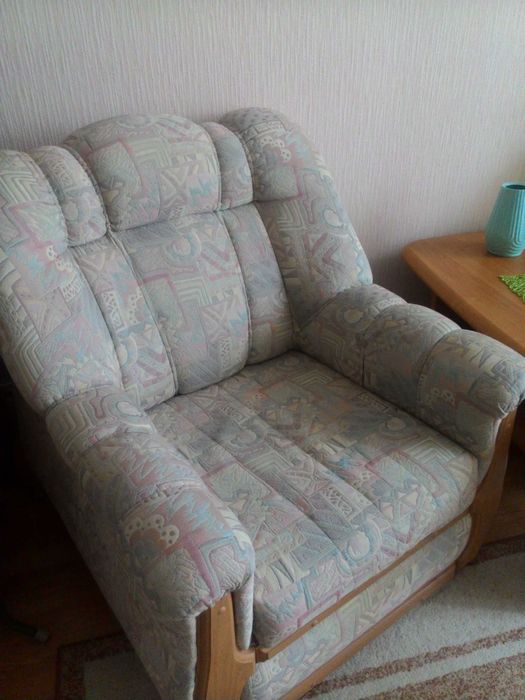Мягкая мебель диван + кресло Польша